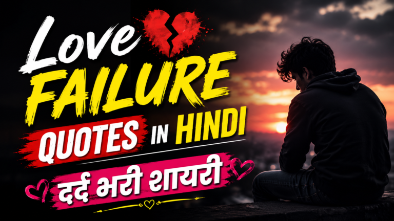 Love failure quotes