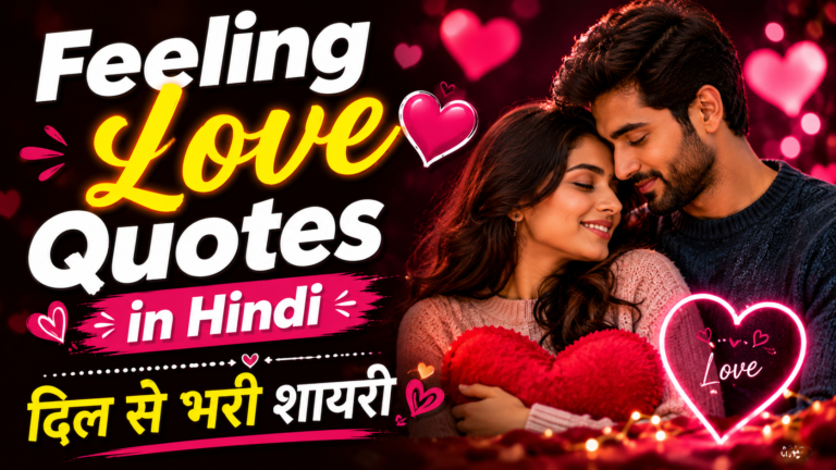 feeling love quotes in hindi