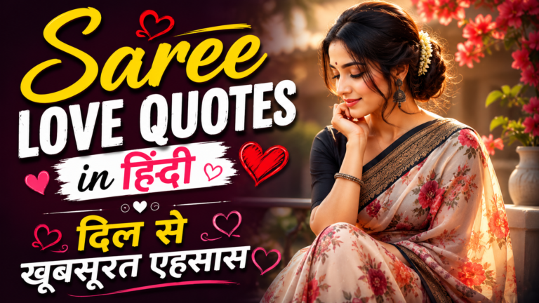saree love quotes in hindi
